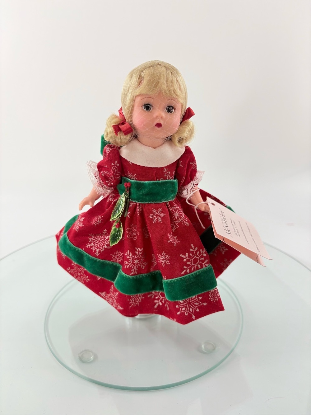 Madame Alexander Snowflake Holiday Doll 8” Christmas 2002 With Tags